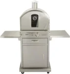 Summerset ‘The Oven’ Outdoor Freestanding Large Capacity Gas Ovens with Pizza Stones, Smoker Box and Mobile Cart, 304 Stainless Steel Construction, Natural Gas